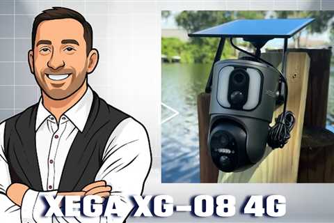 Xega XG-08 4G Dual Lens Cellular Security Camera