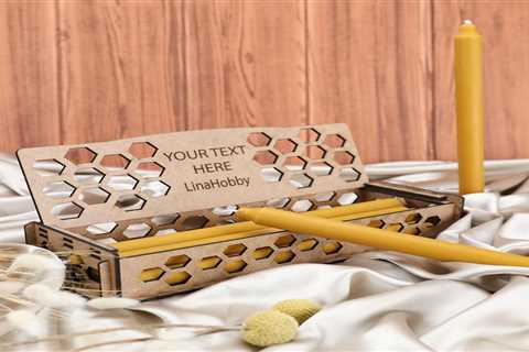 Buy 8-Pack Handcrafted Pure Beeswax Candles in Wooden Gift Box | Long-Lasting & Elegant Design