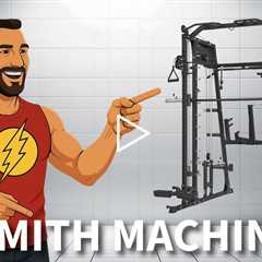 MIKOLO Fitness M4 2.0 Smith Machine - All-In-One Smith Machine Functional Trainer w 2200lbs Capacity