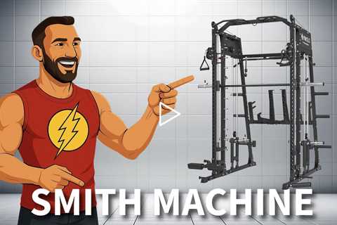 MIKOLO Fitness M4 2.0 Smith Machine - All-In-One Smith Machine Functional Trainer w 2200lbs Capacity