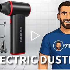 GOOLOO F3 Cordless Electric Air Duster - 3 Stage Adjustable Power 120W High-Speed Motor 110,000 RPM