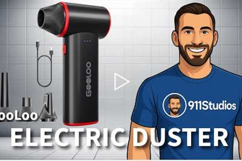 GOOLOO F3 Cordless Electric Air Duster - 3 Stage Adjustable Power 120W High-Speed Motor 110,000 RPM