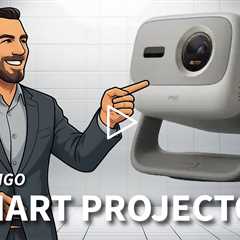 JMGO N3 4K Triple Laser Smart Projector - 1.3x Optical Zoom 300 Dolby Audio, 1800 lumens