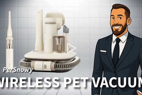 PetSnowy Wireless Vacuum for Pets - 18.5 kPa suction with advanced noise reduction for pet comfort