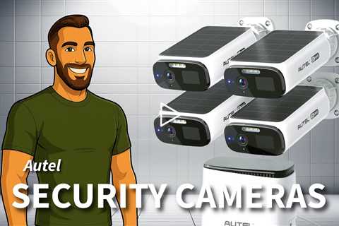 Autel Solar Security Cameras - Wireless Outdoor, 2K Color Night Vision, Solar Powered