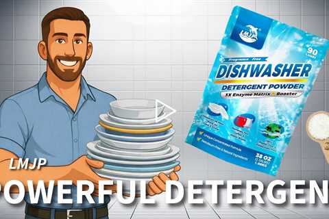 LMJP Dishwasher Detergent Booster Enzyme For Clean Dishes