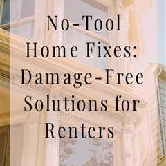 Handle wall scuffs, minor plumbing issues, and more with damage-free solutions from Fix It Without..