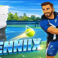 Tenniix at CES 2026 -  World's First Vision-Based Tennis Robot - Only 19 lbs, 4hr of Playtime