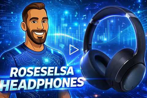 ROSESELSA Cambrian Over Ear Noise Canceling Headphones - Advanced Intelligent Noise Cancellation