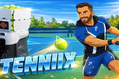 Tenniix at CES 2026 -  World's First Vision-Based Tennis Robot - Only 19 lbs, 4hr of Playtime