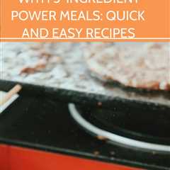 Reduce cleanup time and active cooking minutes with these minimalist recipes.