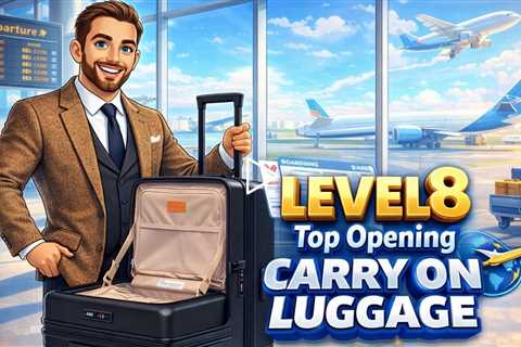 LEVEL8 Adventure Classic Top Opening Carry on Luggage - Expandable, Large Suitcases ⭐️⭐️⭐️⭐️⭐️