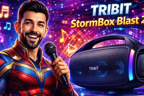 TRIBIT StormBox Blast 2 - 200W Portable Wireless Speaker with Subwoofer, XBass, LED Light