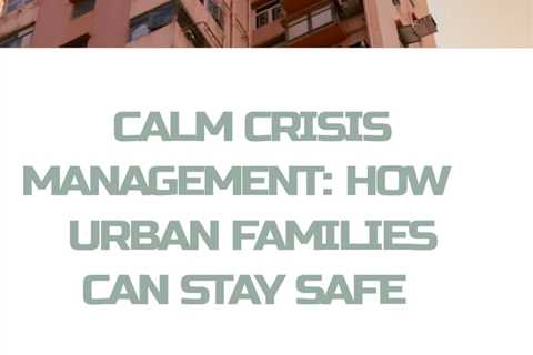 Find out how to build a realistic emergency plan for your urban family in this helpful guide...