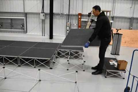 Portable Deck Platforms for Schools & Events UK - ICELAND SKI