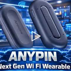 ANYPIN Next Gen Wi Fi Wearable Al Voice Recorder - effortless recording anytime, anywhere