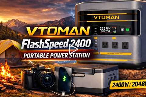 VTOMAN FlashSpeed 2400 Portable Power Station