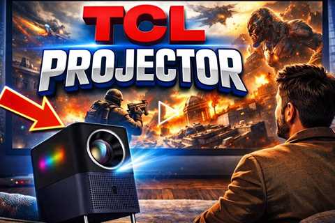 TCL A1s Smart Projector, Native 1080p w/ 4K Support, TCL Quality, Image won't degrade