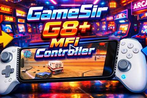GameSir G8+ MFi Controller for Switch & iOS & Android & Tablets, Hall Effect Joysticks/Hall Trigger