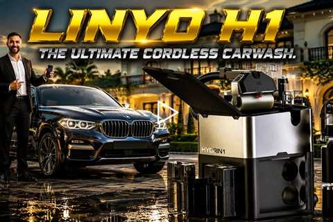 LINYO H1 The Ultimate Cordless Carwash - paint-safe clean using just 0.5 gallons of water